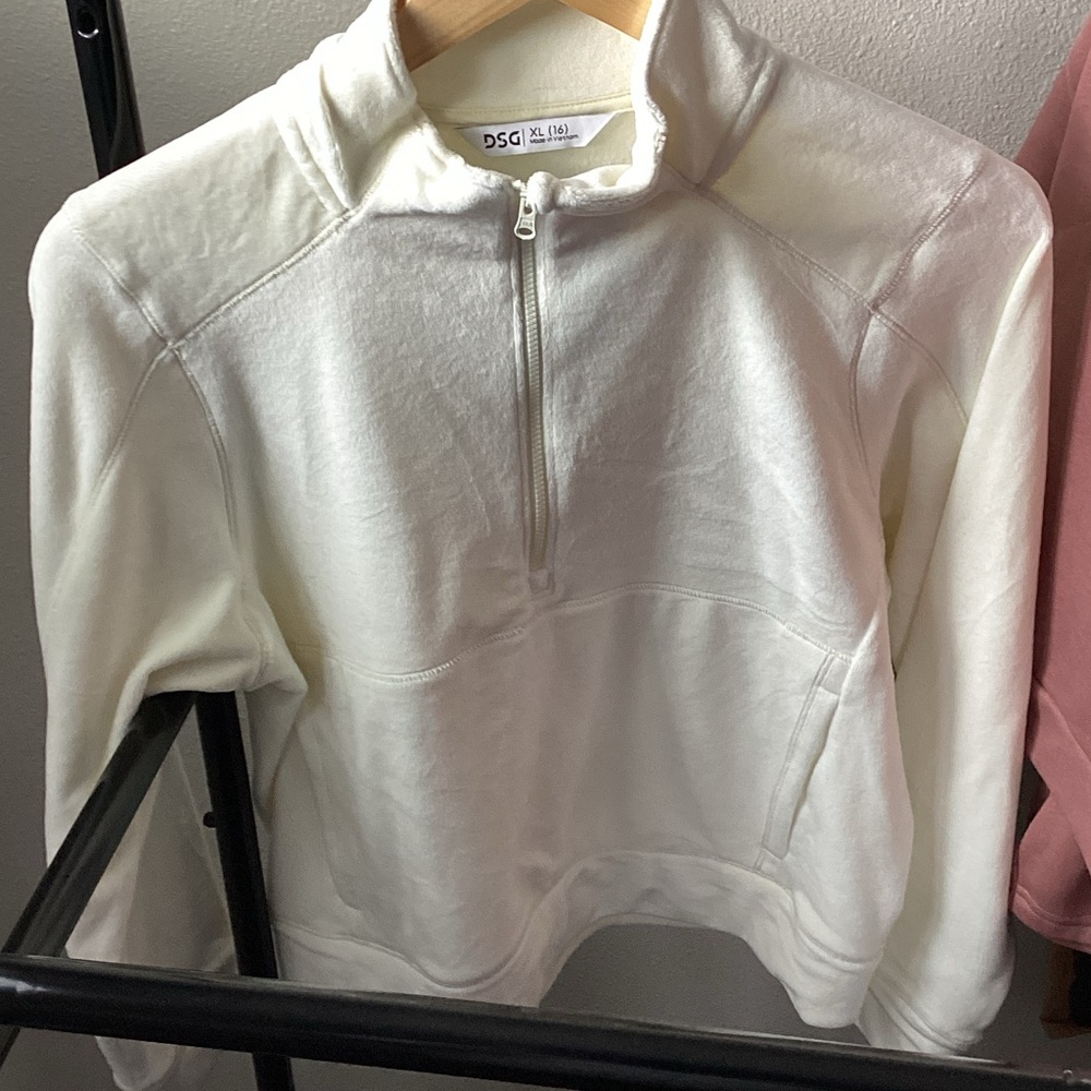 DSG Ivory Half-Zip Pullover